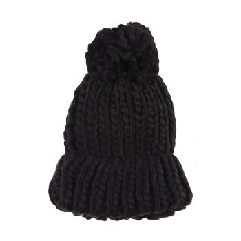Caciula dama cu pompon -  H4Z22 CAD013 - Acril -