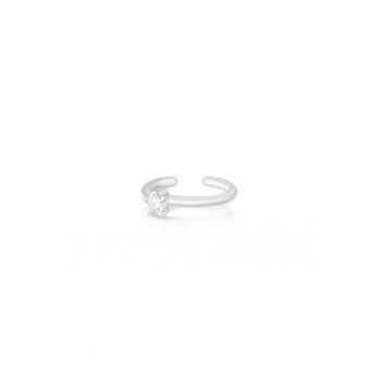 Cercei ear cuff de otel inoxidabil cu cristale