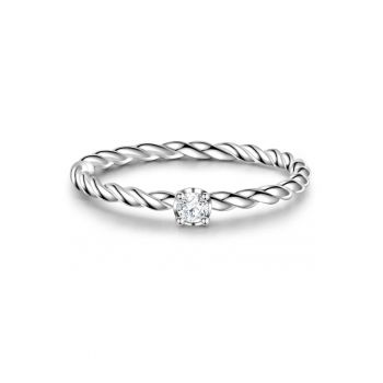 Inel cu zirconia Solitaire