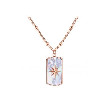 Pandantiv Mother of Pearl placat cu aur de 18K