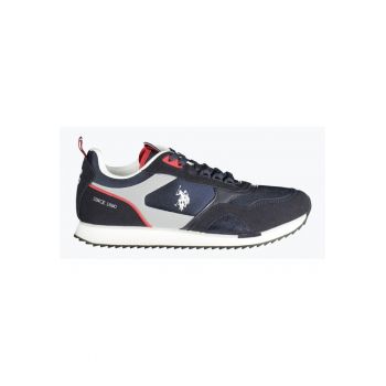 Pantofi sport barbati ETHAN001 cu logo bleumarin