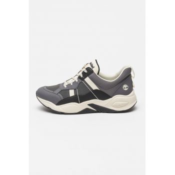 Pantofi sport cu garnituri de piele ecologica Delphville
