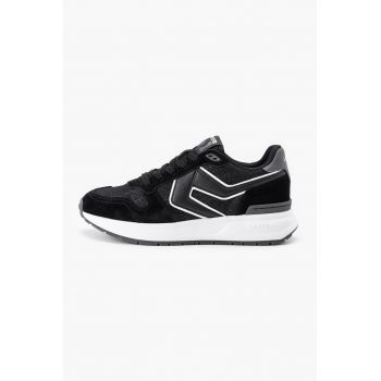 Pantofi sport cu garnituri de piele intoarsa