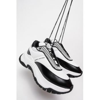 Pantofi sport cu garnituri din piele The Lazy Runner