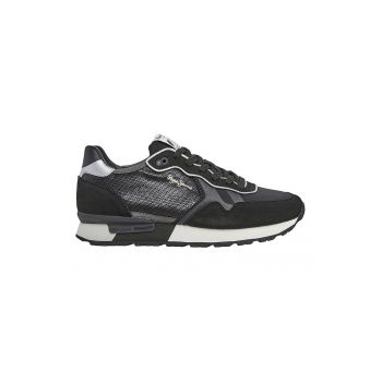 Pantofi sport cu insertii de piele intoarsa