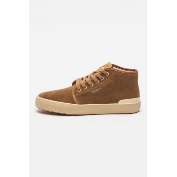 Pantofi sport inalti din piele intoarsa Ben Top
