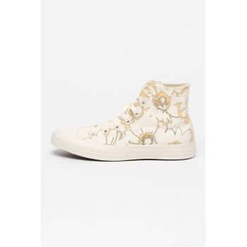 Tenisi cu model floral Chuck Taylor All Star ieftini de firma originali