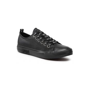Tenisi dama -  301275015 - Piele ecologica - Negru