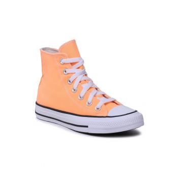 Tenisi unisex -  302719075 - Textil - Portocaliu ieftini de firma originali
