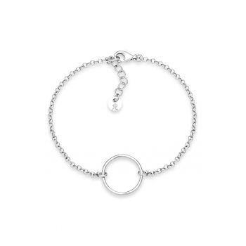 Bratara din argint veritabil cu talisman circular