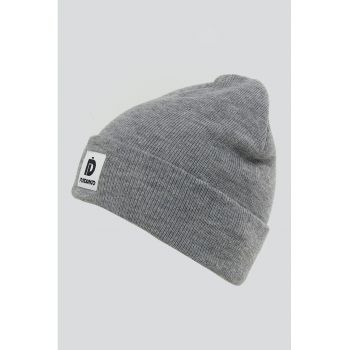 Caciula din tricot cu aplicatie logo Kingdom
