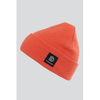 Caciula din tricot cu aplicatie logo Nahu