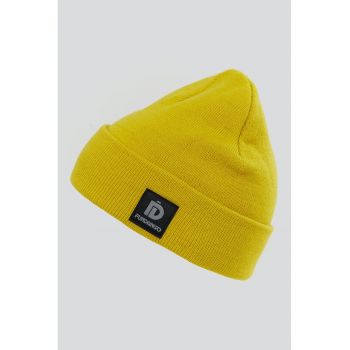 Caciula din tricot cu aplicatie logo Nahu