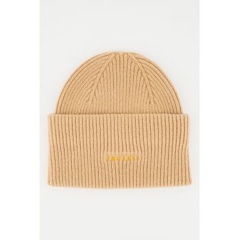 Caciula unisex din amestec de lana si casmir cu logo