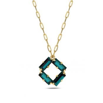 Colier din argint cu Swarovski Spes