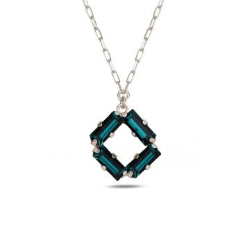 Colier din argint decorat cu Swarovski Spes