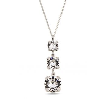 Colier din argint veritabil decorat cu pietre Swarovski