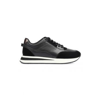 Pantofi sport de piele cu sireturi