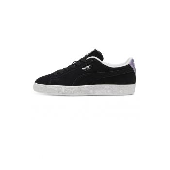Pantofi sport de piele intoarsa cu insertii de piele