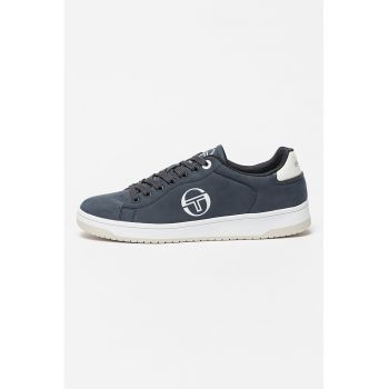Pantofi sport din piele ecologica cu sireturi si logo Plain Nbk Pantofi sport din piele ecologica cu sireturi si logo Plain Nbk