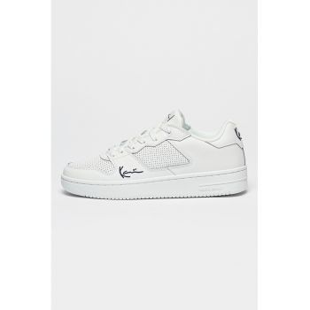 Pantofi sport low-cut din piele cu detalii logo