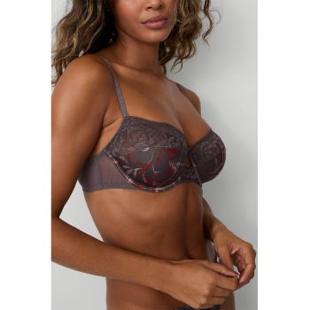 Sutien cu dantela cu model floral