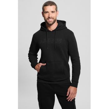 Hanorac cu logo si buzunar kangaroo - pentru fitness