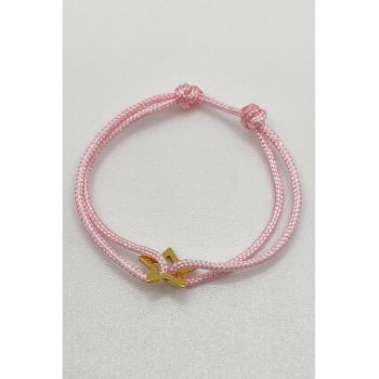 Inel cu element placat cu aur de 14K