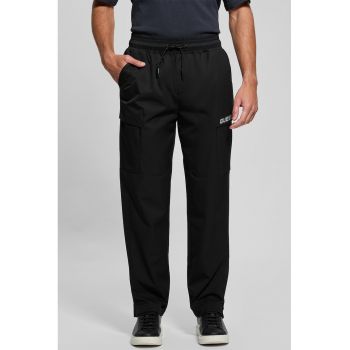 Pantaloni cargo drepti cu snur - pentru fitness