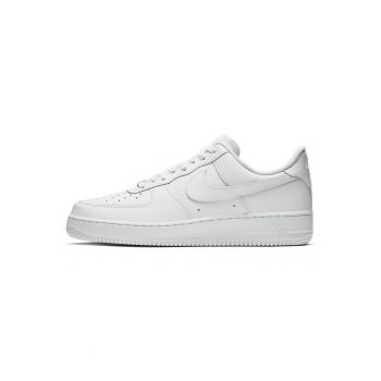 Pantofi sport albi de piele Air Force 1
