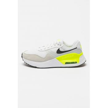 Pantofi sport cu garnituri de plasa si piele intoarsa Air Max Systm