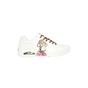 Pantofi sport de piele ecologica cu imprimeu grafic Snoop Dogg