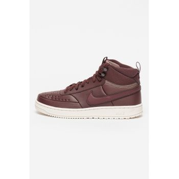 Pantofi sport mid-high cu insertii de piele Court Vision Mid WNTR