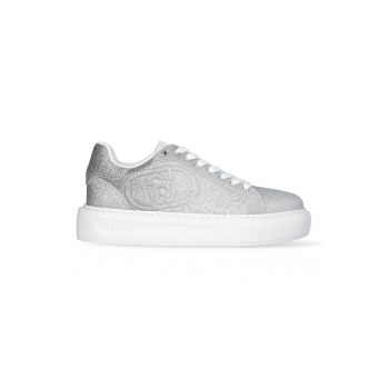 Pantofi sport stralucitori cu platforma