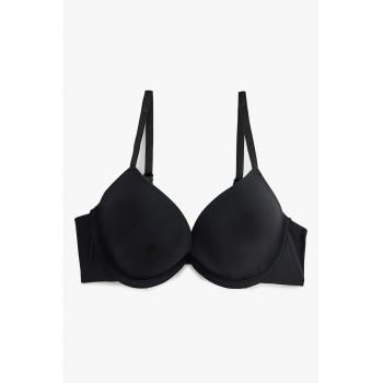 Sutien push-up cu sustinere metalica si model uni