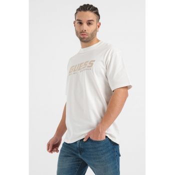 Tricou cu imprimeu logo - pentru fitness