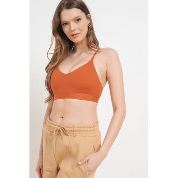 Bustiera cu logo si tehnologie Dri-FIT - pentru fitness Indy