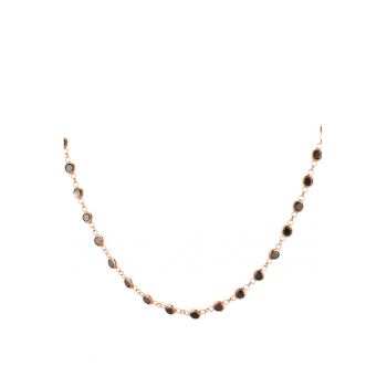 Colier placat cu aur de 18K si decorat cu zirconia