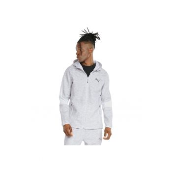 Hanorac barbati  Evostripe Fz Hoodie 29641 - Gri -
