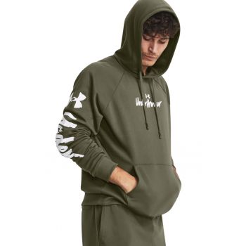 Hanorac cu maneci raglan - pentru fitness Rival Fleece Graphic HD