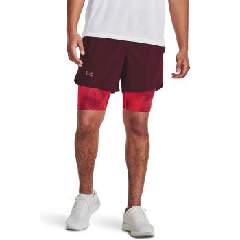 Pantaloni scurti cu model 2-in-1 pentru alergare Launch
