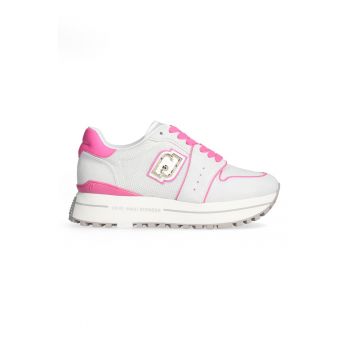 Pantofi sport cu garnituri din piele intoarsa