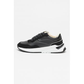 Pantofi sport uni din piele
