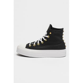 Tenisi din panza cu garnituri cu tinte Chuck Taylor All Star Lift