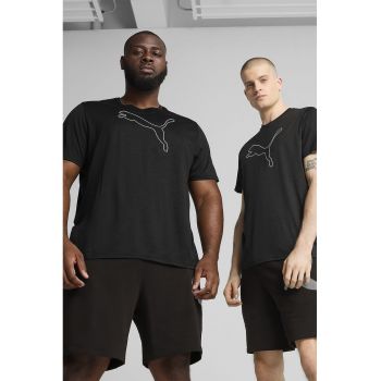 Tricou cu imprimeu logo - pentru fitness