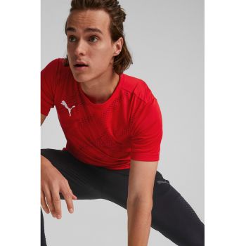 Tricou slim fit pentru fotbal Individual Rise