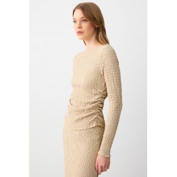 Bluza uni cu maneci lungi
