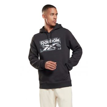 Hanorac cu model camuflaj si logo - pentru fitness