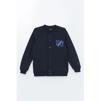 Jacheta varsity cu maneci lungi