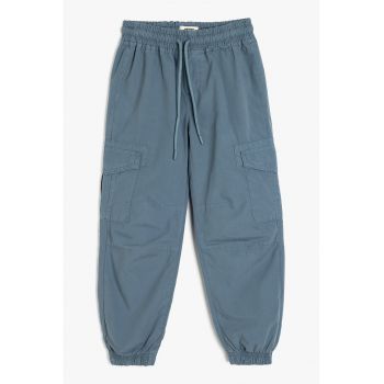 Pantaloni cargo din bumbac Baggy